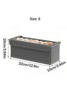 Large-Capacity Storage Basket: A Sturdy And Durable Fabric Storage Box, Suitable For Clothing Organization. It Is Equipped With A Transparent Observation Window And A Foldable Design For Easy Storage. Available In Beige And Gray, It Is A Clothing Organizer, Storage Box, Foldable Storage Box, And Viewing Window Storage Box. It Is A Great Helper For Clothes - Multicolor - View 18