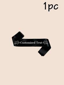 1/2/5/10/20/40/80pcs Customized Party Sashes With Text, Personalized Logo Text Sashes, Bride-To-Be Sashes, Bachelorette Party Sashes - White - View 41