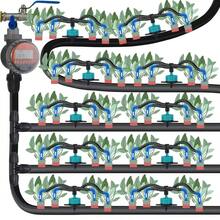 双向2/4/8升滴灌套件，带3/5毫米软管滴头，适用于花盆、温室种植，滴灌自动浇水套件，适用于盆栽植物、草坪、花园 - 彩色 - 查看 3