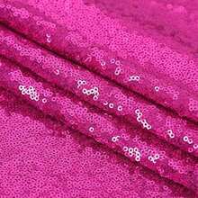 B-COOL - Mantel Rectangular de Lentejuelas para San Valentín, Navidad, 60 x 102 Pulgadas, sin Costuras, Tela de Lentejuelas Rojas, para decoración(260 x 150 cm (Rectangular) Fucsia) - Multicolor - Ver 5