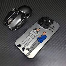 Funda de teléfono de rapero de moda popular para iPhone 17 16e 16 15 14 13 12 11 Mini Pro Max Air X XR XSMAX 8 7 Plus, cubierta trasera mate anti-caída - Mezcla de colores - Ver 8