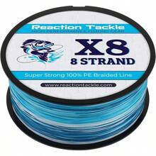 Lnea de Pesca Trenzada Rendimiento de Potencia de Grado Profesional para Peces de Agua Salada o de Agua Dulce, Trenza de lnea de Pesca de Colores para Mayor Visibilidad - X8 Camuflaje azul + 20 lb (300 yardas) - Ver 1