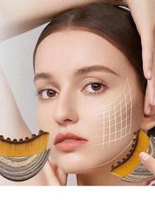 1pc Lymphatic Contour Face Brush, For Lymphatic Drainage Facial Brush, Dry Lymphatic Drainage Massager, Ergonomic Design, Precise Skin Fit, Lymphatic Contour Face And Body Brush - Multicolor - View 6