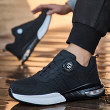 New Breathable Steel Toe Cap Shoes For Men And Women, Anti-Smashing And Anti-Piercing Work Shoes, Lightweight And Fashionable - Black - View 8