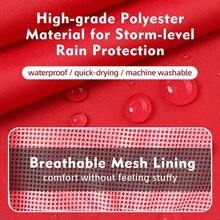 WSXC Dog Raincoat Waterproof And Quick-Drying Puppy Rain Coat With Hood And Leash Hole Cute Hooded Rain Poncho Gear Clothes For Small Medium Large Dogs DinosaurXX-Large - Dinosaur - 查看 2