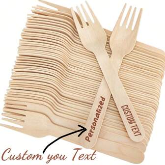 10-100 st. anpassade dessertgafflar, personlig graverad dessertgaffel, graverad med dina tankar och ord, personlig gaffel, dessertgaffel, perfekt för bröllop, jul, alla hjärtans dag, examensevenemang, ätande, fest, resor, camping, examen, familjemiddagar, festservis