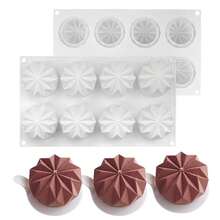 Mostsom 3D Diamond Chocolate Cookie Molds Chocolate Cover Cookie Silicone Molds For Candy Mini Cakes Jelly BaFKing (Diamond I1_11.6x6.88x1.72inch),DiamondI1_11.6x6.88x1.72inch - 鑽石I1_11.6x6.88x1.72英寸 - 查看 9