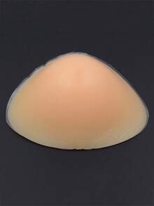 WANTES 1 Pc Triangular Silicone Breast Pad For Mastectomy Breast Cancer Woman Massage Granules False Artificial Boobs Comfortable Natural Look - Beige - View 5