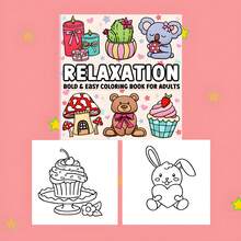 [NEW RELAXATION 塗色書] 1本原創塗色書，22頁單面印刷，線條清晰且圖案精美，適合放鬆 | 新年、聖誕節、生日、學校假期的完美禮物，適合成人、青少年與兒童 - 彩色 - 查看 4