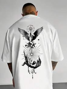 T-Shirt - Men's Fashion - 白色 - 查看 6