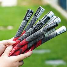 10pcs Golf Grips, Classic Durable Plus Rubber Wooden Shaft - Multicolor - View 14