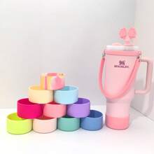 Silicone Cup Boot Sleeve For Cup, Non-Slip Cup Bottom Protective Sleeve For 40/32/20Oz  Water Bottle - Nhiều màu - Xem 6