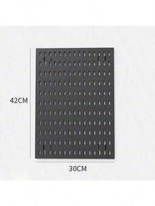 1pc Punch-Free Pegboard, Wall Storage Rack, Easy Installation Household Hole Board Wall Shelf, Wall Hanging Storage Rack, Study E-Sports Room Storage Display Rack, Kitchen Storage Accessories - Multicolor - View 11