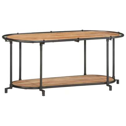 vidaXL TV-Schrank 100x42x40 cm Massivholz Akazie