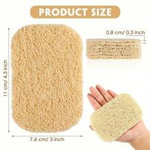 5/10pcs Anti-Slip Soap Dish, Self-Draining Design, Rectangular Bathroom Kitchen Soap Holder, Durable Non-Slip Surface, Suitable For Shower, Sink Countertop Organization, Bathroom Soap Tray - Beige - View 3