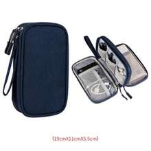 Travel Organizer Bag Cable Storage Organizers Pouch Carry Case Portable Waterproof Double Layers Storage Bags For Cable Cord - Multicolor - View 12