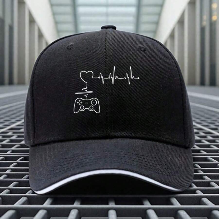 Men Baseball Cap - Black - View 1