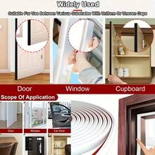 1 pieza Tira de sellado en forma de D de 6m/236,22 pulgadas, cortable a medida, para prevención de polvo, fácil instalación - Multicolor - Ver 10