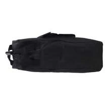 Bolsa Impermeable Negra de Cuero y Tela Oxford para Botas - Portátil con Asa de Cuero, 2 Compartimentos, Ideal para Esquí y Snowboard - Negro - Ver 9