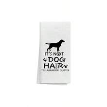 It's Not Dog Hair It's Labrador - Toallas de cocina absorbentes con purpurina, toallas de cocina, divertidas toallas de mano para perro, toalla de cocina para decoracin de bao, amantes de los perros, regalos para nias - Color -7 - Ver 1