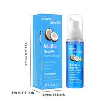 ADJANISS 1 Bottle 60ml Curl Enhancing Mousse, Infused With Coconut Oil & Shea Butter, Creates Soft Curls, Defines Waves, Prevents Frizz. Oil-Control, Refreshing Non-Greasy Formula.