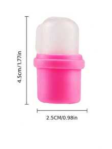 10pcs/20pcs/30pcs/Set Nail Art Silicone Nail Remover Set Nail Remover Pink Nail Polish Remover Finger Set Nail Remover Finger Set Finger Separator Finger Separate Nail Remover Tool Nail Art Tool - Pink - View 4