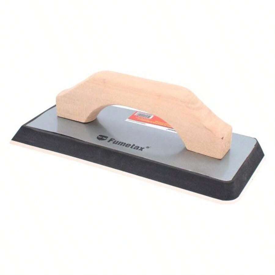 Flota Gruesa De Hule Con Almohadilla De 9"-1/2" x 4" Fumetax - Negro - Ver 1