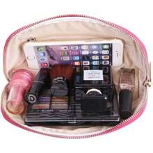 SHINING Crown By Muliti - Functional Portable Travel Tote Bag Cosmetic Pouch Storage Toiletry Travel Accessories, Black Color - inicial - Ver 3