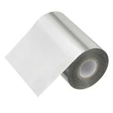 4\X400Ft Hot Stamping Foil Paper, Heat Transfer Hot Stamping Paper Foil Roll For Leather DIY Logo Decor Craft Gift Package Scrapbook Card, Silver Tone,4inchx400Ft,SilverTone - 銀色 - 查看 2