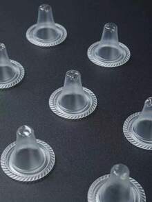 20/40/60/100/200个一次性耳温计探头套，一次性耳温计替换镜头滤芯 - 白色 - 查看 10