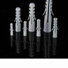 100pcs/Pack Plastic Expansion Plugs 6*30 8*40, Expansion Screws Hardware Accessories, Metal Iron Nail Anchor Bolt Plugs