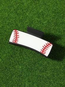 1pc Personalized Gameday Name Custom Hair Clip, Mother's Day Gift, Nameplated Hair Claw, Hair Accessory, Customized Name Hair Claw, Name Hair Clip, Hair Clip, Personalized Gift, Birthday Gift, Party Favor, Anniversary Gift, Unique Hair Accessory Gift  Boho    ABS - 白色 - 查看 3