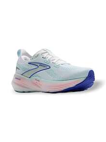 Brooks Glycerin GTS 22 女式跑步鞋 吸汗透气 轻便 弹性好 结实耐用 易洗 多功能 运动户外 日常上学 白色/浅薄荷绿/浅粉色 1204351D110 - 白色/淺薄荷綠/淡粉紅色 - 查看 4