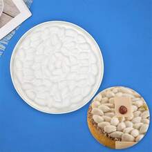 Mostsom Silicone Molds Almond Chocolate Mold Candy Molds For BaFKing Sweet Treats,Cake Handmade Soap Candles For Christmas Party, Home BaFKing (Almonds F1_8x8x0.8 Inch),AlmondsF1_8x8x0.8inch - 杏仁F1_8x8x0.8英寸 - 查看 5