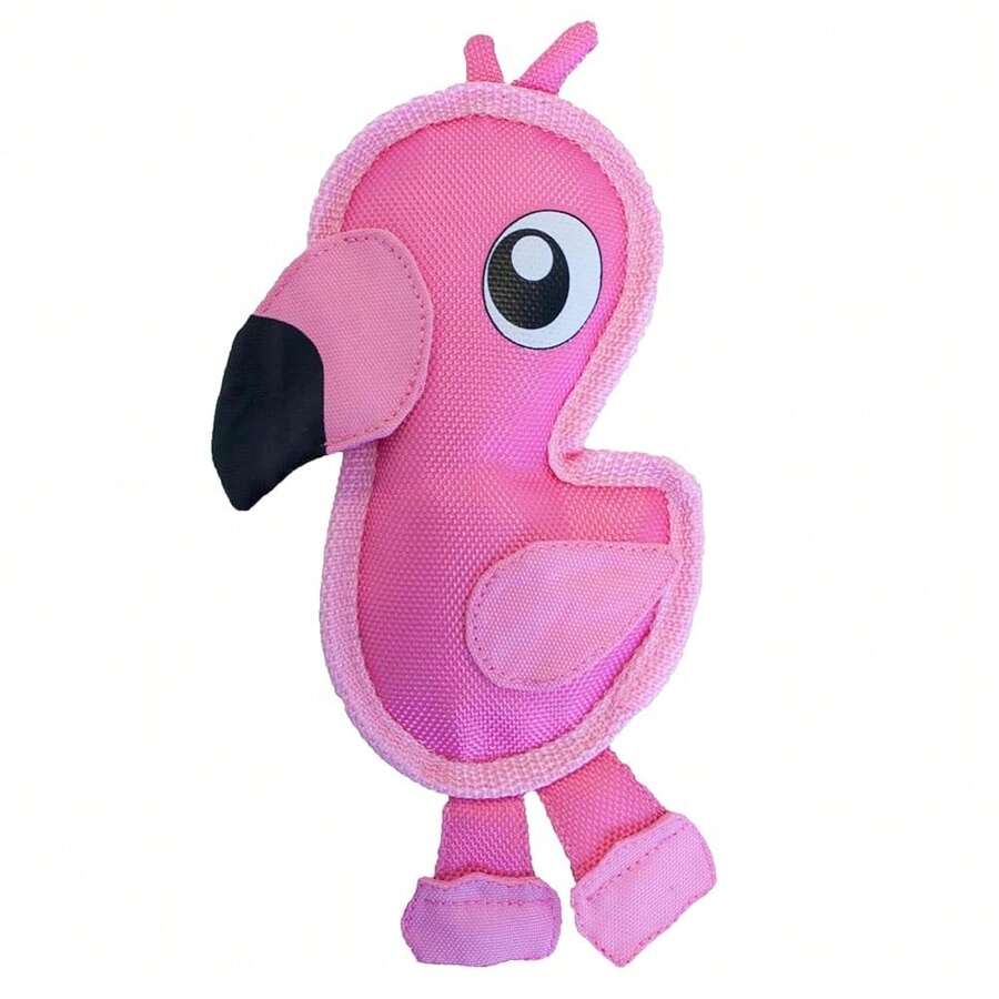 Outward Hound Fire Biterz Flamingo Pl 11ush Firehouse Material Interactive Dog Toy, Small,Small(Packof1),PinkFlamingo - 粉紅火烈鳥 - 查看 1