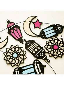 1 chiếc đèn lồng trang trí hình trăng sao nhiều màu sắc, vòng hoa trang trí ngày lễ, biểu ngữ phong cách Boho, tranh treo tường hình trăng lưỡi liềm và sao, đồ trang trí tinh tế với các chi tiết khoét rỗng, tấm trang trí nhẹ, phông nền chụp ảnh tiệc, biểu ngữ trang trí nhà cửa cho phòng khách, phòng ngủ, phòng trẻ em, phòng chơi game, phông nền tiệc. - Nhiều màu - Xem 12