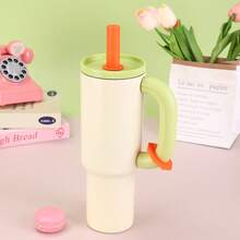 Garrafa de água de aço inoxidável com isolamento a vácuo de 1,2 litros (40 oz) com canudo, ideal para entusiastas da hidratação, amantes de café, atividades ao ar livre, esportes e para o Natal. Canudo e escova de limpeza podem ser adquiridos separadamente (compatíveis com a garrafa).