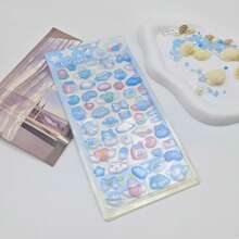 1 Piece Cartoon 3D Rhinestone Sticker, Cartoon Animal Self-Adhesive Sticker For Scrapbooking, Stationery Decoration, DIY Projects, Office Supplies, School Supplies And Crafts - Multicolor - View 12