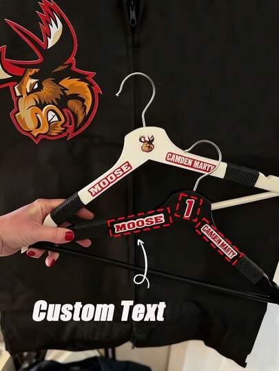 Maßgeschneiderte Anzug- und Kleideraufhänger, personalisierte Eishockey-Trikot-Aufhänger, personalisierte Hochzeitsanzug-Aufhänger, perfekt für Brautkleider und Anzüge, Hochzeitsaccessoires, Paar-Aufhänger, individuell anpassbar, ideales Geschenk für sie, Freund, Freundin, Familie, Freunde, Schulmaterial, Mittelschule, Oberschule, Studenten im ersten und zweiten Studienjahr, Schüler der unteren Klassen
