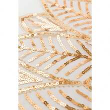 Shawl Wraps Sequin Beaded Evening Cape Bridal Shawl - Champaign Gold - View 6