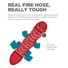 Outward Hound Fire Biterz Red Lizard Pl 11ush Firehose Material Interactive Dog Toy, Medium,Medium(Packof1),RedLizard - Thằn lằn đỏ - Xem 4