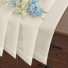 Cream Window Sheer Curtains 54 Inch Length, Soft Airy Light Filtering Sheer Curtain 2 Panels Set, Dual Rod Pocket Gauze Drapes For Living Room Bedroom Dining Room, 2x42Wx54L Inches,42inchWx54inchL(Packof2),Cream - Cream - 查看 9