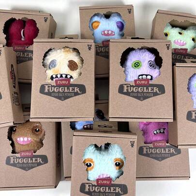 1pc 2025 Latest Fugglers Tooth Monster Plush Doll - Birthday Gift, Christmas Gift, Party Gift, Best Gift (The Actual Plush Toys In The Product Box May Not Be Fully Displayed As Shown In The Image, As They Are Randomly Selected From The Same Series.