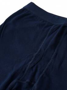 Men's Classic Midweight Thermal Underwear Bottoms Daily Comfort Otton Baselayer Thermal Pants Long Johns - Màu xanh hải quân - Xem 7