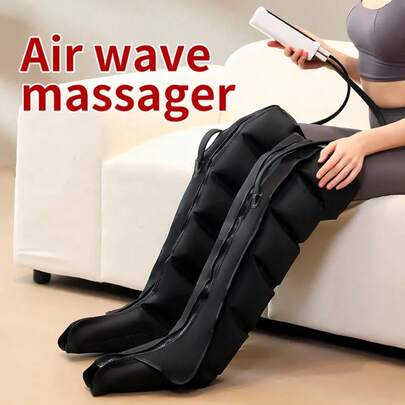 Leg Air Compression Massager, Foot, Calf, Thigh, Knee Massager, Compression Boots, Recovery Gift, Christmas, Mother's Day, Father's Day Gift For Men & Women, Suitable For Foot, Leg, Calf, Thigh, Knee Air Compression Massage