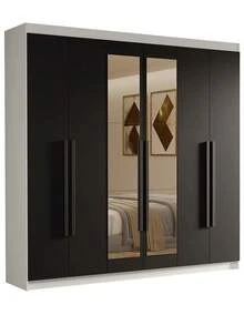 Ropero Closet Madesa Venus 6 Puertas 2 Espejos 180cm BN 1 - Multicolor - Ver 2