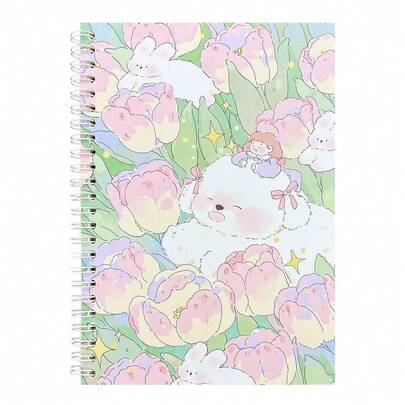 Reusable Sticker Storage Book Collecting Album Blank Stickers Organizer Book A5 Size With 40 Sheets Blank Release Paper For Stickers Holder Collection (Pink-3),BlossomTrails