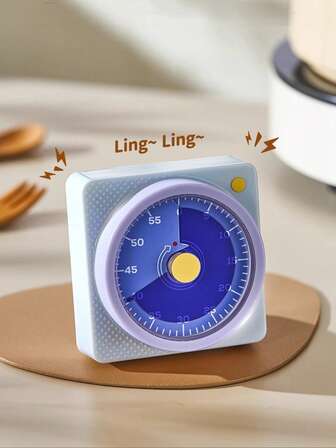 1個 磁気式メカニカルタイマー、キッチンベーキングタイマー、学習用タイマー
