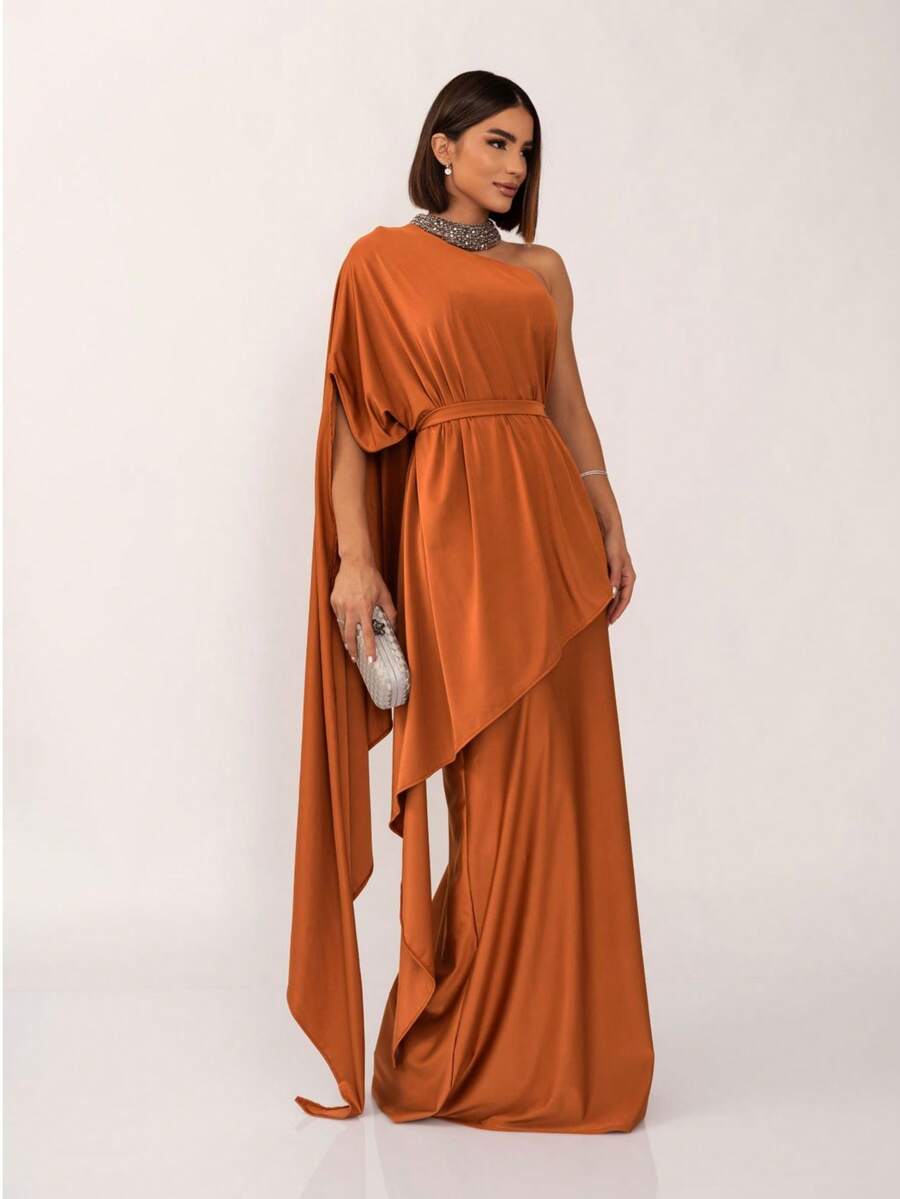 Lunara Trilobal Long Dress For Parties, Weddings, Bridesmaids, Debutantes - Chic, Elegant, Comfortable - Xem 1