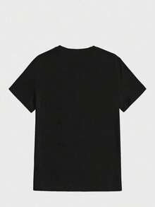 Camiseta con texto I Hope You Didnt Last Say My Favorite Band Sucks, estampado humorístico y audaz Camiseta casual de manga corta de algodón puro y suave, 220 gramos por metro cuadrado - Negro - Ver 2